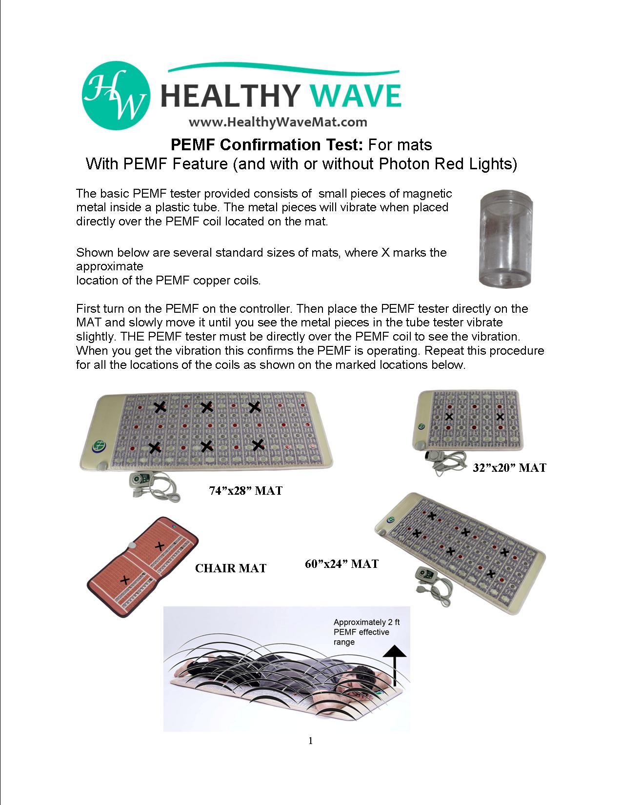 Confirming PEMF Function